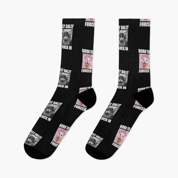 Item preview, Born To Dilly Dally Cat Meme designed and sold by LunaMagicStudio.