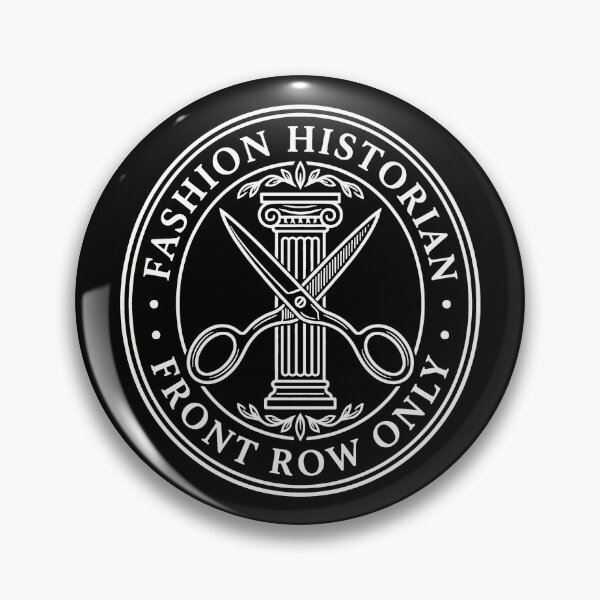 Item preview, Fashion Historian Greek Column Scissors Emblem designed and sold by SplashTastic.