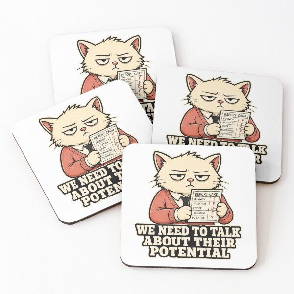 Item preview, Funny Teacher Gift Sarcastic Cat Report Card Humor designed and sold by Gentlestate.