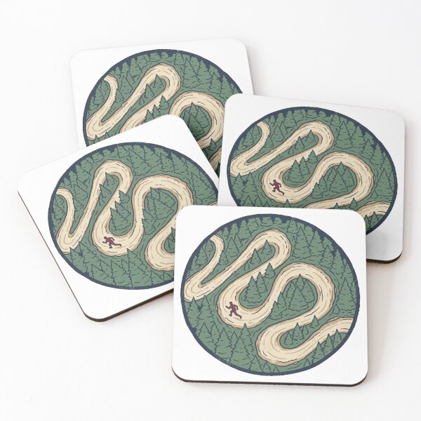 Item preview, Trail Running Switchback Mountain Runner Gift designed and sold by FoxglovePress.