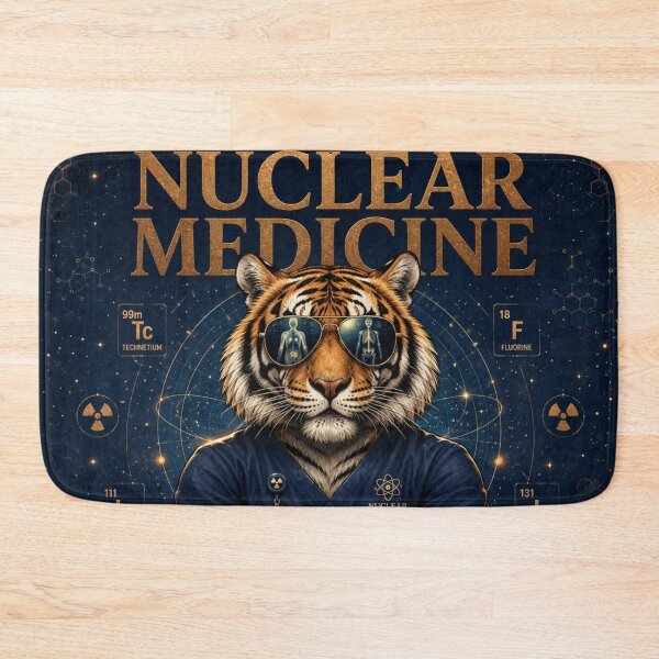 Item preview, Cool Tiger Nuclear Medicine Mascot Throw Blanket – Proud To Care Healthcare Hero Gift, Nuclear Medicine Technologist Appreciation Week Decor, Medical Imaging Animal Art designed and sold by ClinicalHubs.
