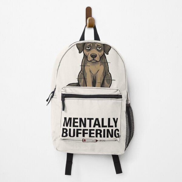 Item preview, Mentally Buffering Dog Vintage Wash Graphic Tee  designed and sold by ZyxDes.