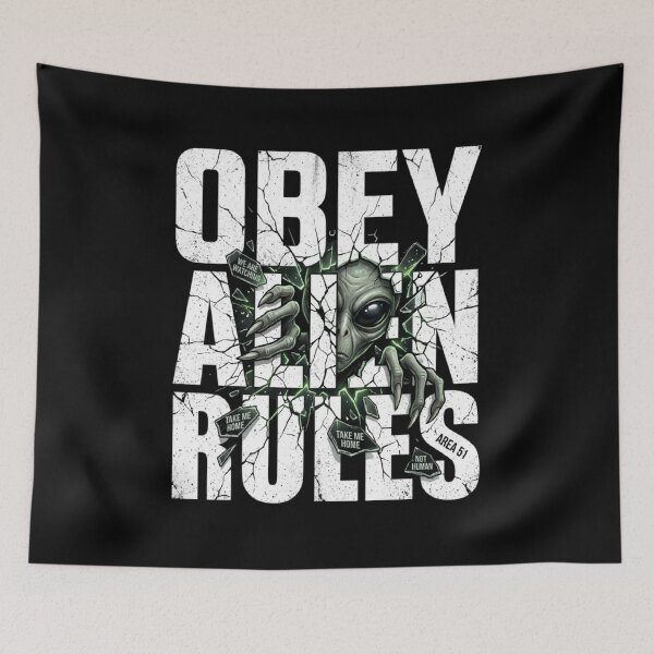 Item preview, RESIDENT ALIEN designed and sold by ALL ART .