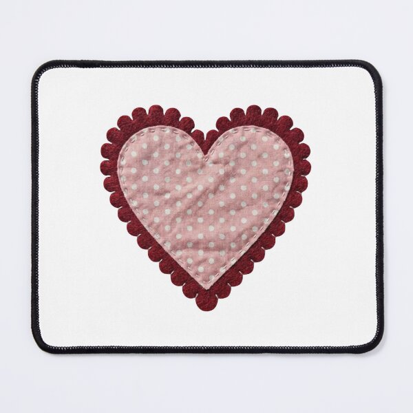 Item preview, soft fabric heart designed and sold by teethfairy.