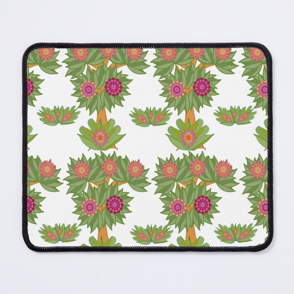 Item preview, Decorative Floral Tree Seamless Pattern Background with Stylized Nature Elements designed and sold by Ei-Ei.