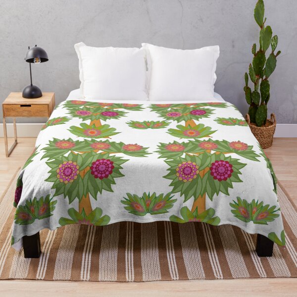 Item preview, Decorative Floral Tree Seamless Pattern Background with Stylized Nature Elements designed and sold by EiArtist.