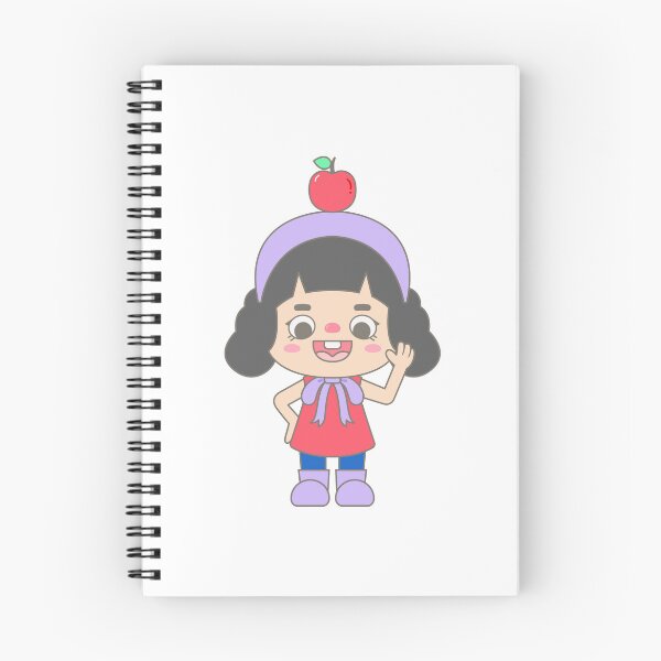 Item preview, Cute Cartoon Girl with Apple on Head for Kids Autumn Outdoor Adventure designed and sold by nuchz.