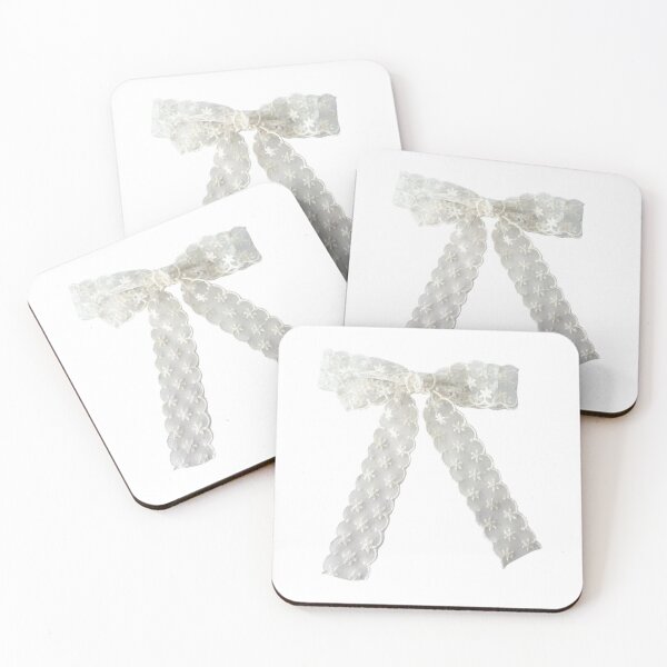Item preview, white lace bow designed and sold by teethfairy.