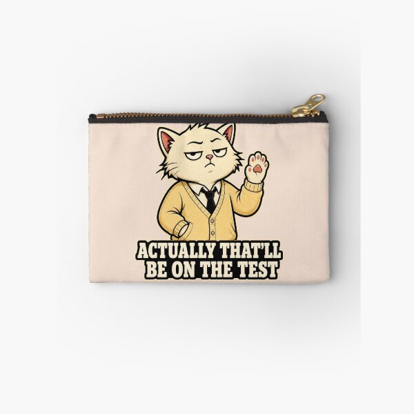 Item preview, Funny Teacher Gift Sarcastic Cat Exam Humor Educator designed and sold by Gentlestate.