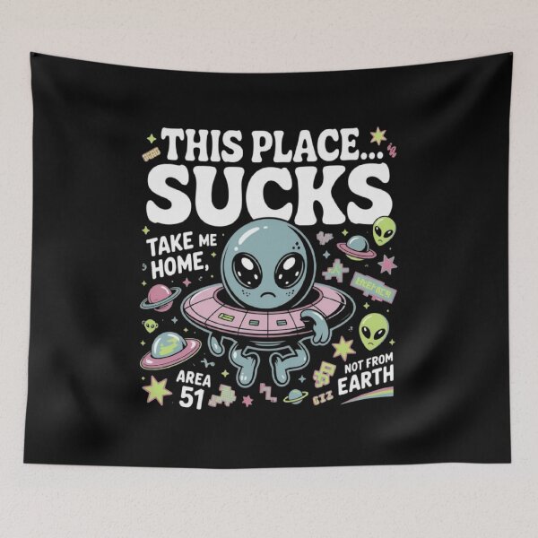 Item preview, RESIDENT ALIEN designed and sold by ALL ART .