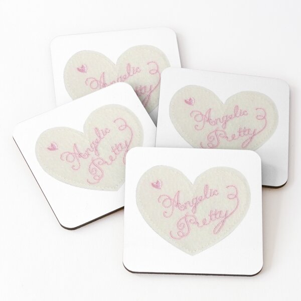 Item preview, white pink angelic pretty patch designed and sold by teethfairy.