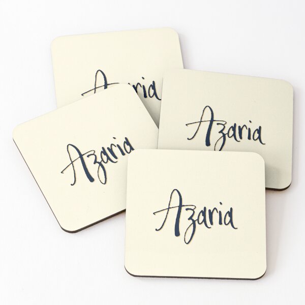 Artikelvorschau, AZARIA personalisiertes Schriftdesign entworfen und verkauft von CharlottePlaceArt.