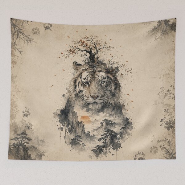 Item preview, Pawprints Through Forgotten Valleys and Tall Peaks designed and sold by nikkolaus.
