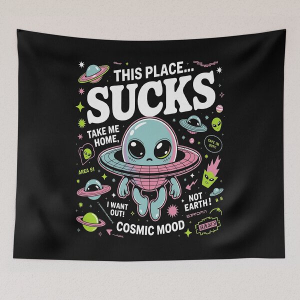 Item preview, RESIDENT ALIEN designed and sold by ALL ART .