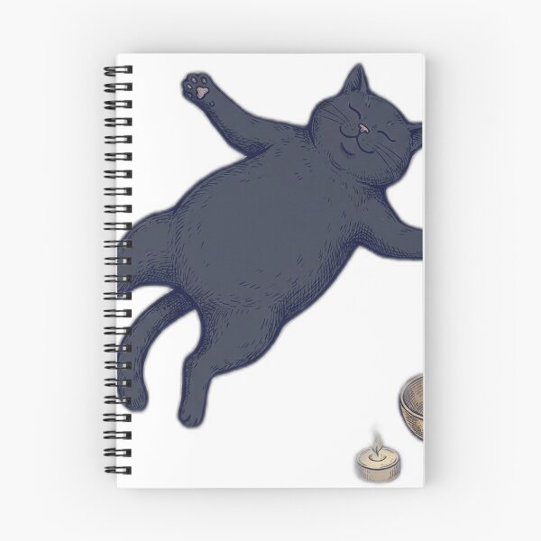 Item preview, Cat Yoga Savasana Black Cat Crystal Altar designed and sold by FoxglovePress.