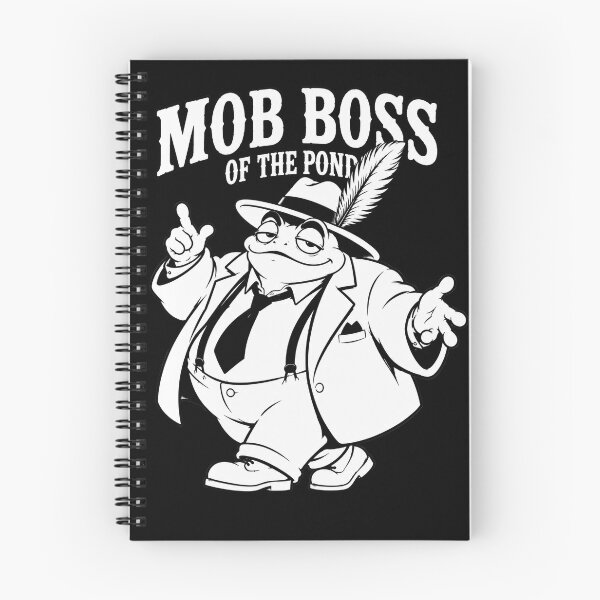 Item preview, Funny Mob Boss Frog Retro Gangster Animal designed and sold by JustLaughCo.