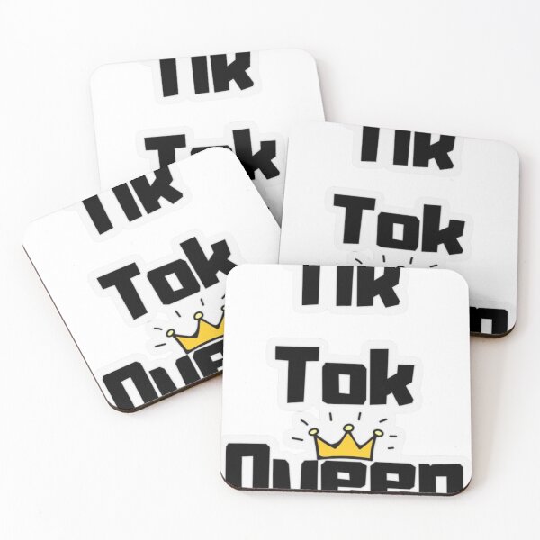 Item preview, TikTok Queen Vinyl Sticker | Crown Sticker | Waterproof Sticker for Water Bottle, Laptop & Car | Social Media Gift for Teen Girls designed and sold by Ulikedigital14.