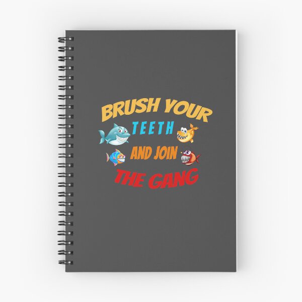 Item preview, Brush Your Teeth and Join the Gang – Funny Kids Dental Poster designed and sold by 555Design.