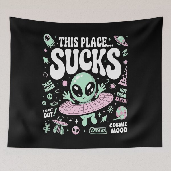 Item preview, RESIDENT ALIEN designed and sold by ALL ART .