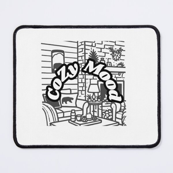 Item preview, Cozy Mood Living Room Sticker | Hygge Home Aesthetic designed and sold by Heaven dhillon.