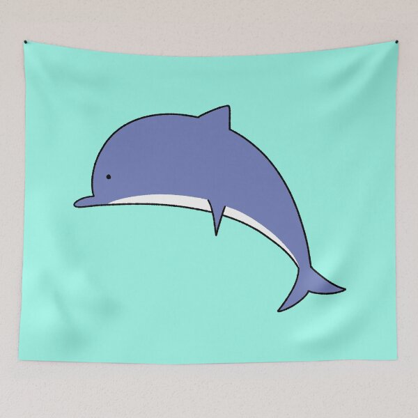 Item preview, Cute Minimalist Dolphin Illustration designed and sold by ubborn.