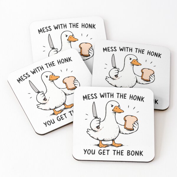 Item preview, Mess With The Honk You Get The Bonk Funny Goose Meme Shirt designed and sold by FAFshop.