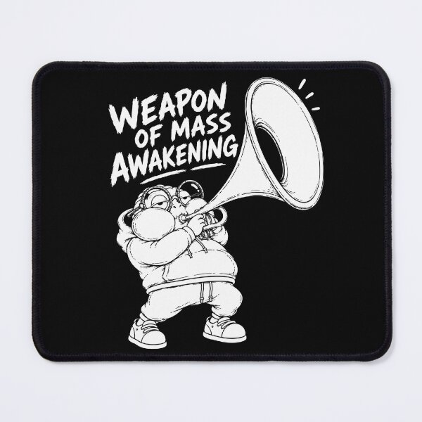 Item preview, Weapon Of Mass Awakening Sleepy Frog Trombone designed and sold by JustLaughCo.