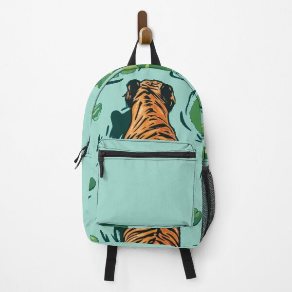 Item preview, Tiger Walking Through Lotus Pond Wildlife Illustration Art designed and sold by The craft.