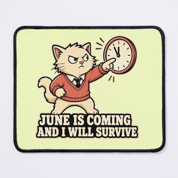 Item preview, Funny Teacher End Of Year Gift Sarcastic Cat Summer designed and sold by Gentlestate.