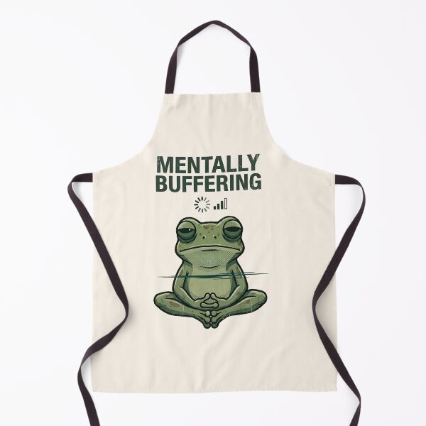 Item preview, Mentally Buffering Frog T-shirt designed and sold by ZyxDes.