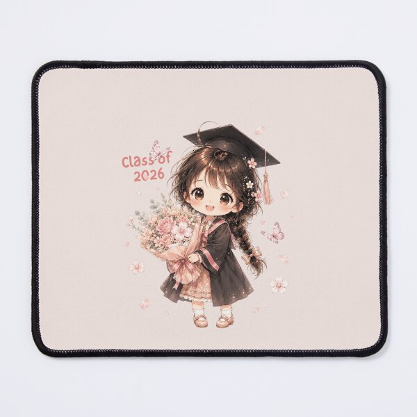 Item preview, Tinia - Cute Anime Graduate Chibi Girl - Class of 2026 Graduation designed and sold by Tingmade Studio.