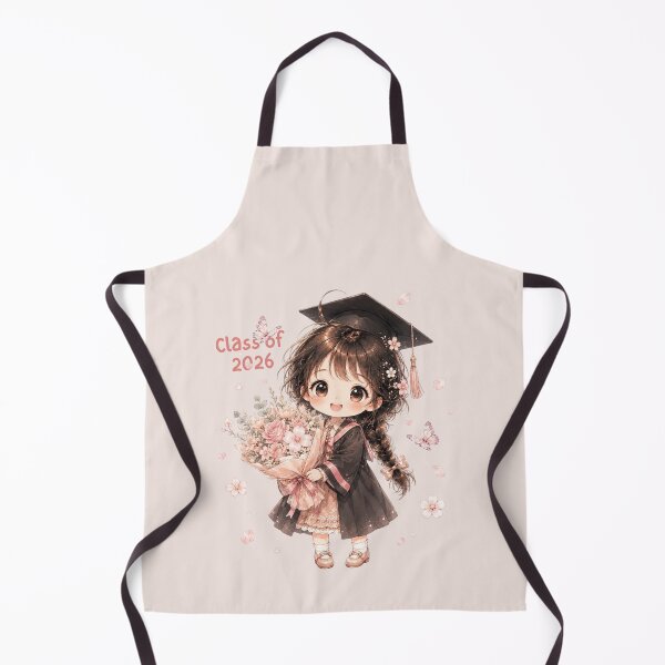 Item preview, Tinia - Cute Anime Graduate Chibi Girl - Class of 2026 Graduation designed and sold by Tingmade Studio.