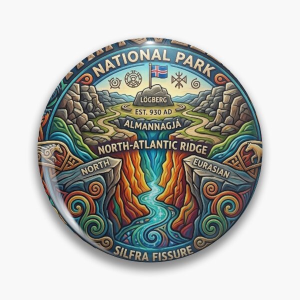 Item preview, Thingvellir National Park designed and sold by likbatonboot.