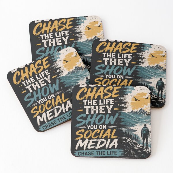 Item preview, Don't Chase Social Media Happiness designed and sold by mr.bardook.