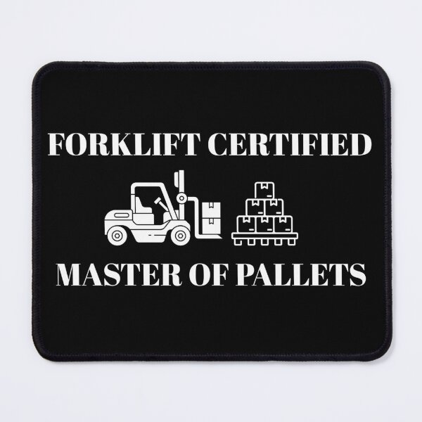 Item preview, Forklift Certified Master of Pallets Shirt | Forklift Operator Funny Tee T-Shirt | Pallets Warehouse designed and sold by Serigraphy.