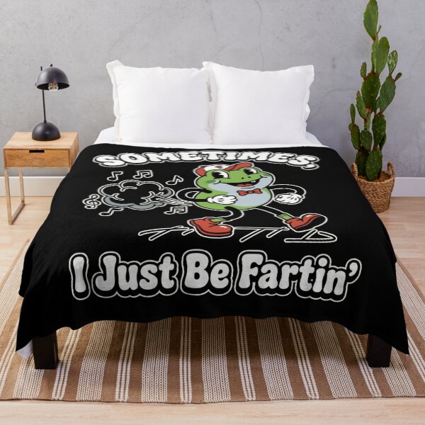 Item preview,  Funny Farting Frog Retro Cartoon Walking Music Note Silly Adult Humor  designed and sold by graphixpolash.