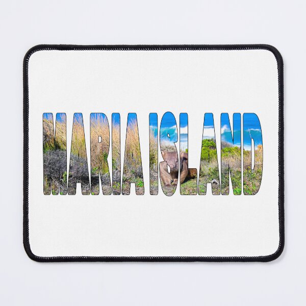 Item preview, MARIA ISLAND - Tasmania Tasman Sea Wild Wombat on a Beautiful Day designed and sold by Adam Gormley.