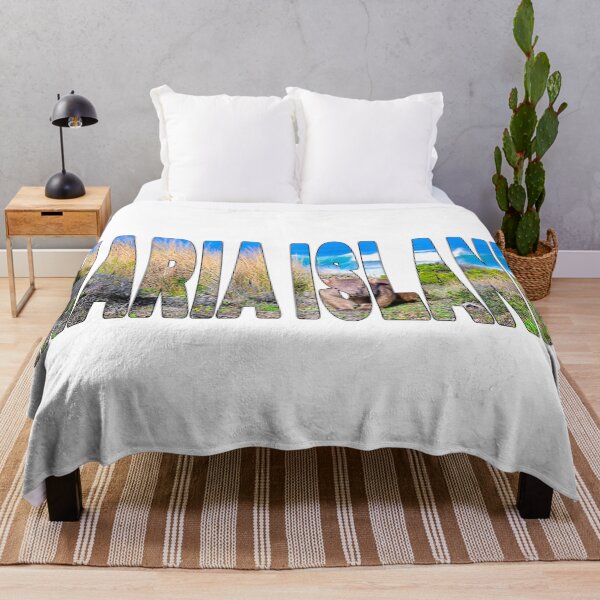 Item preview, MARIA ISLAND - Tasmania Tasman Sea Wild Wombat on a Beautiful Day designed and sold by Adam Gormley.