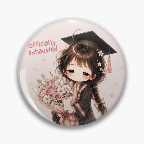 Item preview, Tinia - Officially Exhausted Graduation Girl designed and sold by Tingmade Studio.