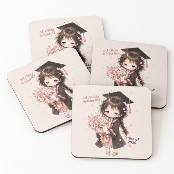 Item preview, Tinia - Officially Exhausted Graduation Girl designed and sold by Tingmade Studio.
