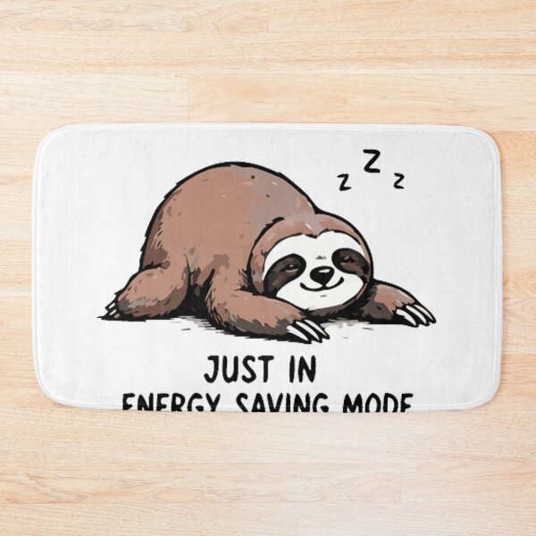 Item preview, Not Lazy Just in Energy Saving Mode Funny Sloth Shirt designed and sold by FAFshop.