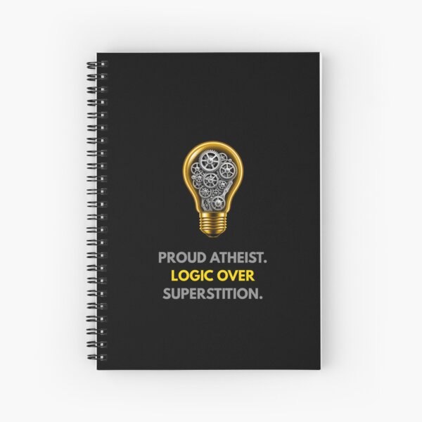 Item preview, Proud Atheist Logic Over Superstition Rationalist Quote designed and sold by Global-Command.
