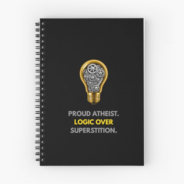 Item preview, Proud Atheist Logic Over Superstition Rationalist Quote designed and sold by Global-Command.