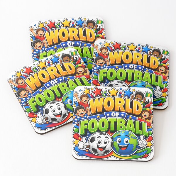 Item preview, World of Football Cartoon Sticker | Cute Soccer Ball & Globe Mascot Sports Design designed and sold by M.Store.
