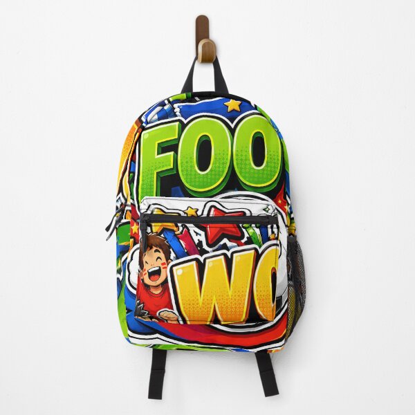 Item preview, World of Football Cartoon Sticker | Cute Soccer Ball & Globe Mascot Sports Design designed and sold by M.Store.