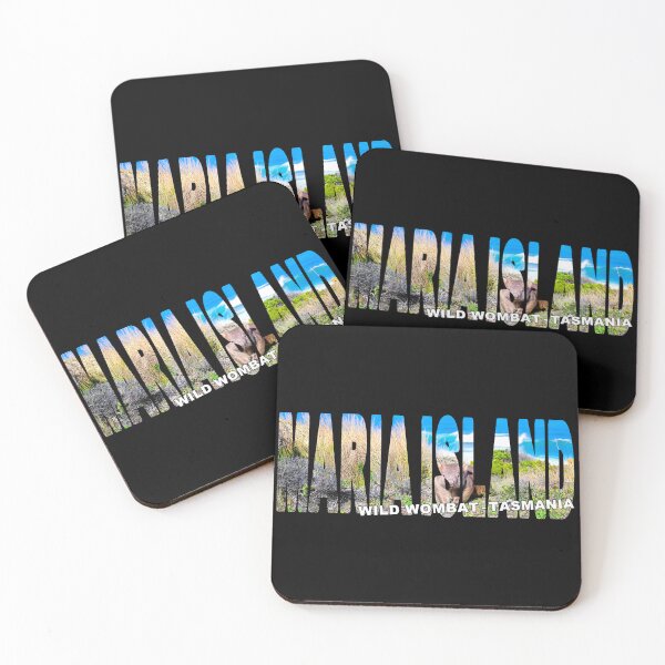 Item preview, MARIA ISLAND Wild Wombat Tasmania - Tasman Sea on a Beautiful Day designed and sold by Adam Gormley.