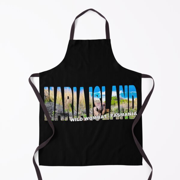 Item preview, MARIA ISLAND Wild Wombat Tasmania - Tasman Sea on a Beautiful Day designed and sold by Adam Gormley.