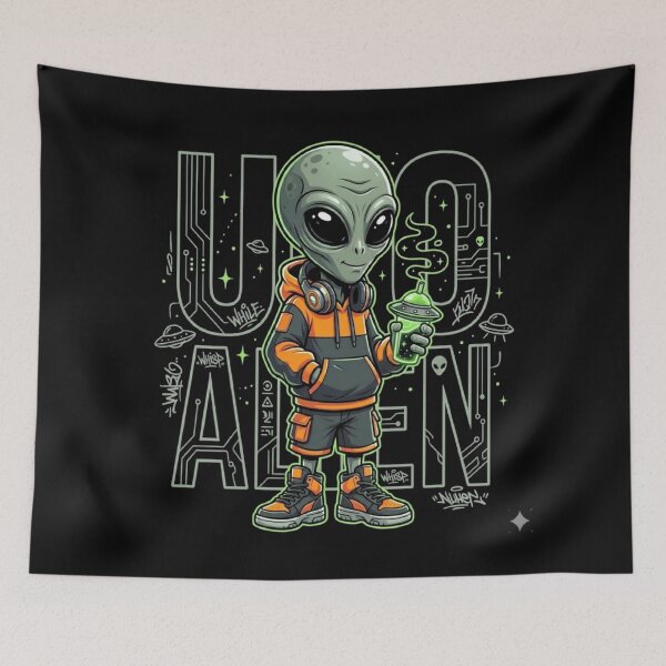 Item preview, RESIDENT ALIEN designed and sold by ALL ART .