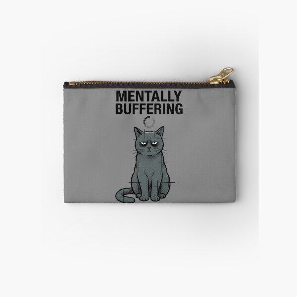 Item preview, Mentally Buffering Cat Oversized Graphic  designed and sold by ZyxDes.