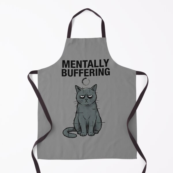 Item preview, Mentally Buffering Cat Oversized Graphic designed and sold by ZyxDes.